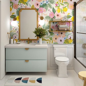 Цветная и яркая ванная комната: как преобразить санузел в Искитиме - iskitim.mebel54.com | фото