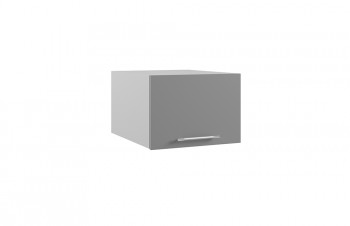 Арка ГПГ 500 шкаф верхний горизонтальный глубокий (Штукатурка белая/корпус Серый) в Искитиме - iskitim.mebel54.com | фото