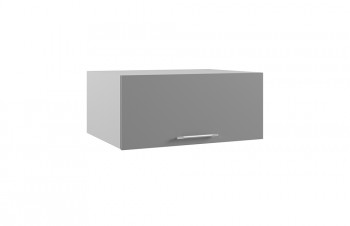 Арка ГПГ 800 шкаф верхний горизонтальный глубокий (Штукатурка белая/корпус Серый) в Искитиме - iskitim.mebel54.com | фото