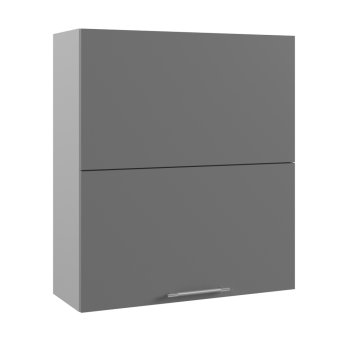 Арка ВПГПМ 800 шкаф верхний с подъемным механизмом высокий (Штукатурка белая/корпус Серый) в Искитиме - iskitim.mebel54.com | фото