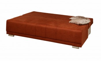 Диван - кровать "Асти" (замша дельта терракота) вариант №1/осн. в Искитиме - iskitim.mebel54.com | фото