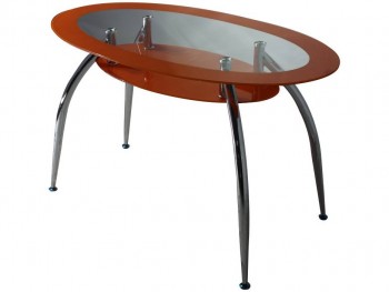 DT 445 стол обеденный оранжевый (ноги крашеные) в Искитиме - iskitim.mebel54.com | фото