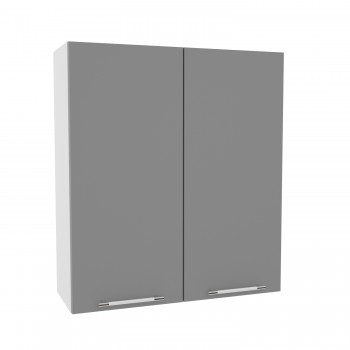 Гарда ВП 800 шкаф верхний высокий (Белый патина/корпус Серый) в Искитиме - iskitim.mebel54.com | фото