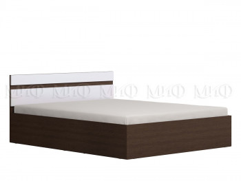 Ким кровать 1,4 (Венге/белый глянец) в Искитиме - iskitim.mebel54.com | фото