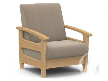 Кресло для отдыха Омега (бук лак/CATANIA LATTE) в Искитиме - iskitim.mebel54.com | фото