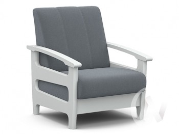 Кресло для отдыха Омега (снег лак/CATANIA SILVER) в Искитиме - iskitim.mebel54.com | фото