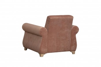 Кресло для отдыха "Порто" (велюр киви корица / микровельвет крем) в Искитиме - iskitim.mebel54.com | фото