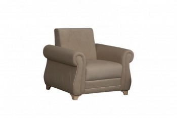Кресло для отдыха "Порто" (велюр киви латте / микровельвет крем) в Искитиме - iskitim.mebel54.com | фото