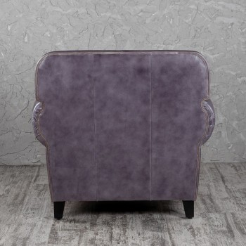 Кресло кожаное Элегант (Фиолетовый) в Искитиме - iskitim.mebel54.com | фото