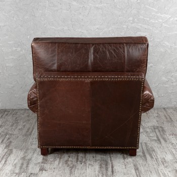 Кресло кожаное Лофт Аристократ (ширина 1100 мм) в Искитиме - iskitim.mebel54.com | фото
