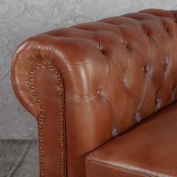 Кресло кожаное Лофт Честер (кожа) в Искитиме - iskitim.mebel54.com | фото
