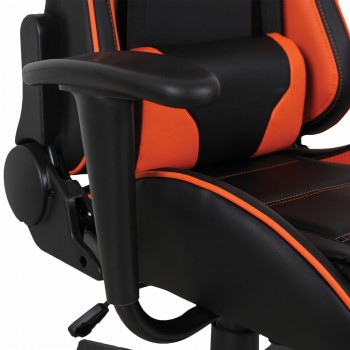 Кресло компьютерное BRABIX GT Racer GM-100 (черный, оранжевый) в Искитиме - iskitim.mebel54.com | фото