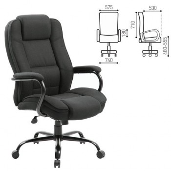 Кресло офисное BRABIX Heavy Duty HD-002 (ткань) в Искитиме - iskitim.mebel54.com | фото