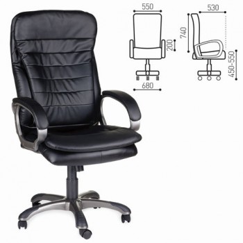 Кресло офисное BRABIX Omega EX-589 (черное) в Искитиме - iskitim.mebel54.com | фото