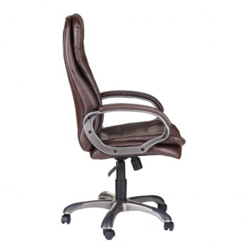 Кресло офисное BRABIX Omega EX-589 (коричневое) в Искитиме - iskitim.mebel54.com | фото
