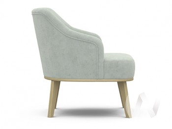 Кресло отдыха Комфорт-5 низкая спинка (бесцветный лак/FRESCA BRILLIANT) в Искитиме - iskitim.mebel54.com | фото