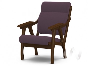 Кресло Вега-10 (орех лак/ULTRA PLUM) в Искитиме - iskitim.mebel54.com | фото