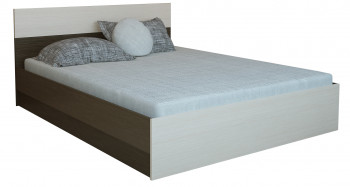 Кровать 0,8м Юнона с настилом (Венге / Дуб) в Искитиме - iskitim.mebel54.com | фото