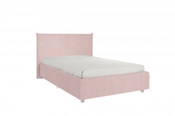 Кровать 1,2 Квест с основанием (Нежно-розовый велюр) в Искитиме - iskitim.mebel54.com | фото