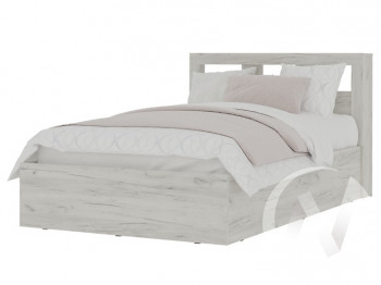 Кровать 1,2 МС Гранд (дуб крафт белый) в Искитиме - iskitim.mebel54.com | фото