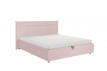 Кровать 1,6 Альба (Нежно-розовый велюр/под-мех) в Искитиме - iskitim.mebel54.com | фото