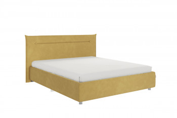 Кровать 1,6 Альба с основанием (Медовый велюр) в Искитиме - iskitim.mebel54.com | фото
