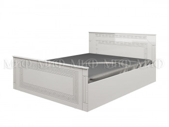 Кровать Афина-1 1,4 м (Белый/Белый глянец) в Искитиме - iskitim.mebel54.com | фото
