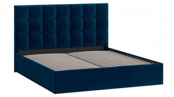 Кровать без ПМ «Эмбер» Велюр Confetti/Blue в Искитиме - iskitim.mebel54.com | фото