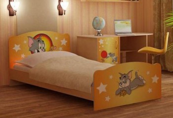 Кровать детская 9/Л (Том и Джерри) в Искитиме - iskitim.mebel54.com | фото