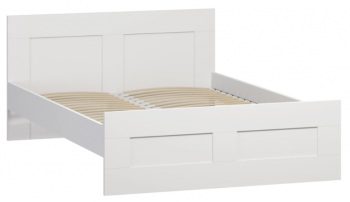Кровать двухспальная Сириус 1600мм белый в Искитиме - iskitim.mebel54.com | фото