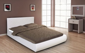 Кровать Эко 1,4 (белый) в Искитиме - iskitim.mebel54.com | фото
