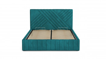 Кровать Гамма ш. 1400 (без основания для хранения) (велюр тенерифе изумруд) в Искитиме - iskitim.mebel54.com | фото