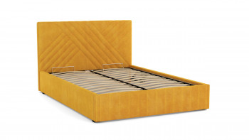 Кровать Гамма ш. 1400 (без основания для хранения) (велюр тенерифе куркума) в Искитиме - iskitim.mebel54.com | фото