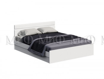 Кровать Нэнси New 1,4м (Белый/белый глянец) в Искитиме - iskitim.mebel54.com | фото