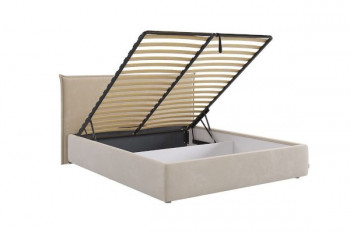 Кровать с подъемным механизмом Лада 160х200 см (графит (велюр)) в Искитиме - iskitim.mebel54.com | фото