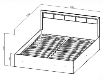 Кровать с подъёмным механизмом Венеция в Искитиме - iskitim.mebel54.com | фото