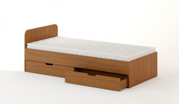 Кровать с ящиками 900 (Бук темный) в Искитиме - iskitim.mebel54.com | фото