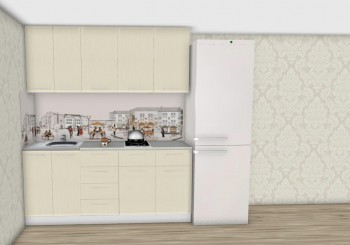 Кухня Lux прямая 1800 мм в Искитиме - iskitim.mebel54.com | фото