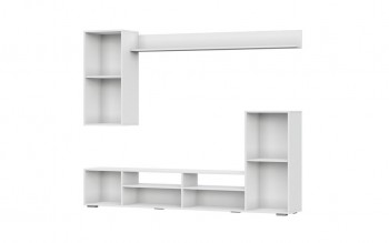 Мебель для гостиной МГС 4 (Белый/Белый глянец) в Искитиме - iskitim.mebel54.com | фото