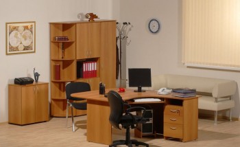 Мебель для персонала Рубин 42 Светлый миланский орех в Искитиме - iskitim.mebel54.com | фото