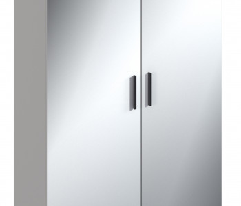 Милан СБ-3257 Шкаф 2 дверный Серый в Искитиме - iskitim.mebel54.com | фото