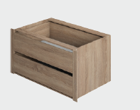 Модуль с ящиками для 2-х дверного шкафа Локер 388/776/471 Дуб Сонома в Искитиме - iskitim.mebel54.com | фото