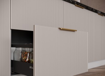 Модульная кухня 1,6 м Мелисса (Белый скин/Серый) в Искитиме - iskitim.mebel54.com | фото