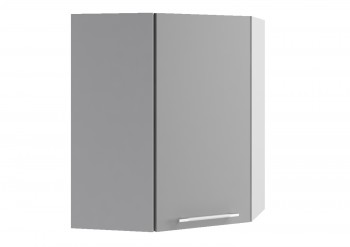 Монца ВПУ 600 Шкаф верхний угловой высокий (Гранит Оникс/корпус Серый) в Искитиме - iskitim.mebel54.com | фото