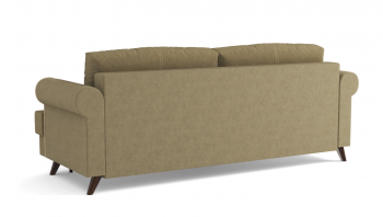 Оливер / диван - кровать 3-х местн. (еврокнижка) (велюр велутто коричневый 23 в Искитиме - iskitim.mebel54.com | фото