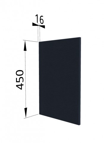 Панель торцевая (для шкафа горизонтального высокого) ВПГ Квадро (Черника) в Искитиме - iskitim.mebel54.com | фото