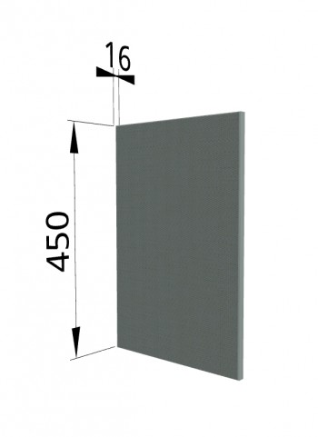 Панель торцевая (для шкафа горизонтального высокого) ВПГ Квадро (Нарцисс) в Искитиме - iskitim.mebel54.com | фото