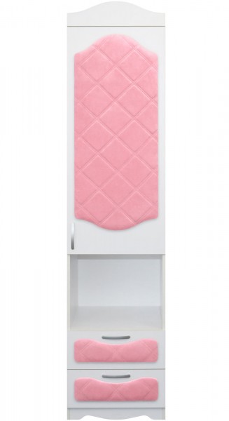Пенал с ящиками серии Иллюзия 36 Светло-розовый в Искитиме - iskitim.mebel54.com | фото