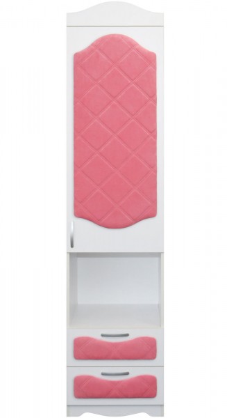 Пенал с ящиками серии Иллюзия 89 Розовый в Искитиме - iskitim.mebel54.com | фото
