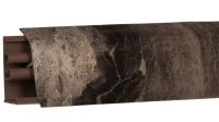 Плинтус LB-38, L=3000мм, мрамор бергамо темный в Искитиме - iskitim.mebel54.com | фото